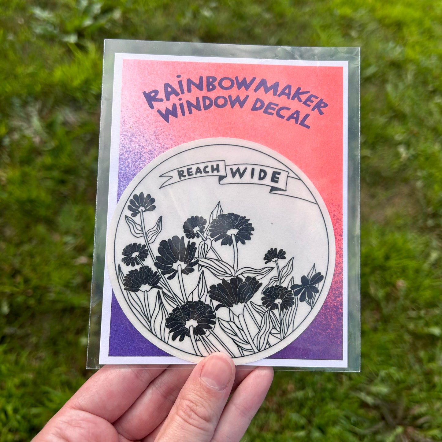 'Reach Wide' - Rainbow Maker Window Sticker