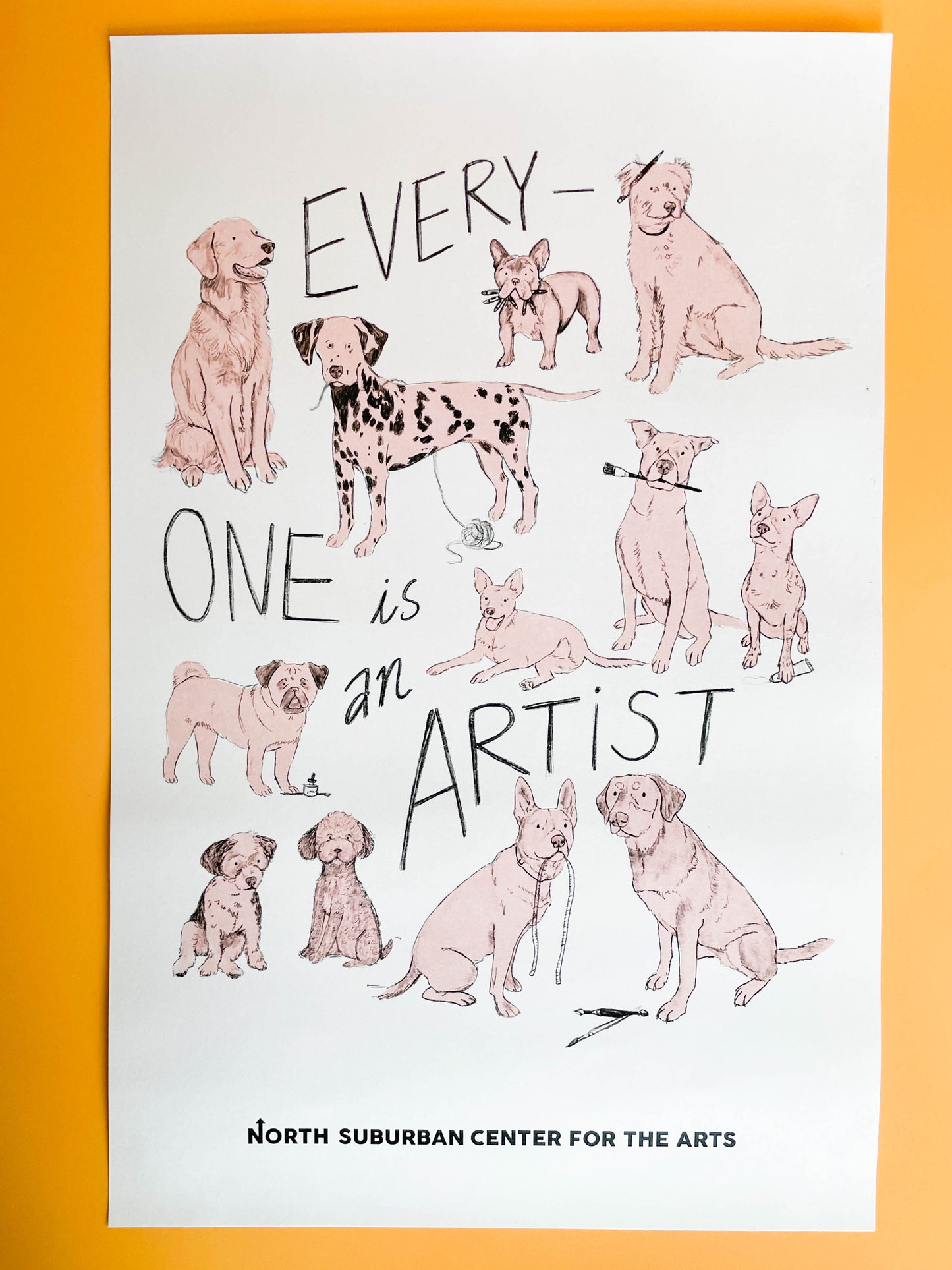 'Everyone Is An Artist' NSCA Poster
