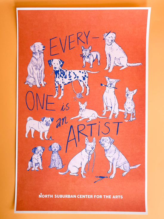 'Everyone Is An Artist' NSCA Poster