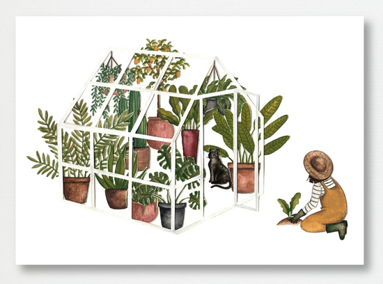 'Little Gardener' Print