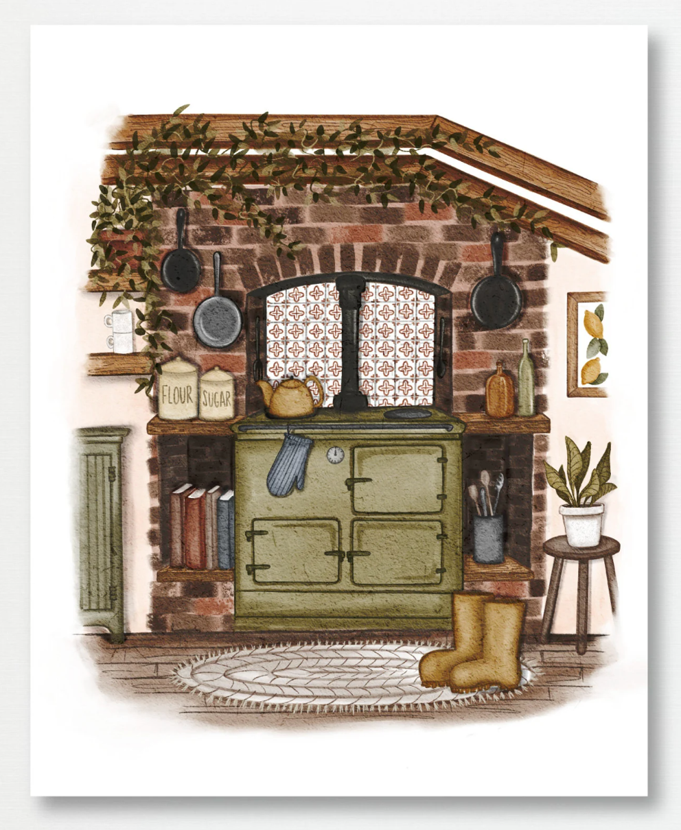 'Country Kitchen' Print