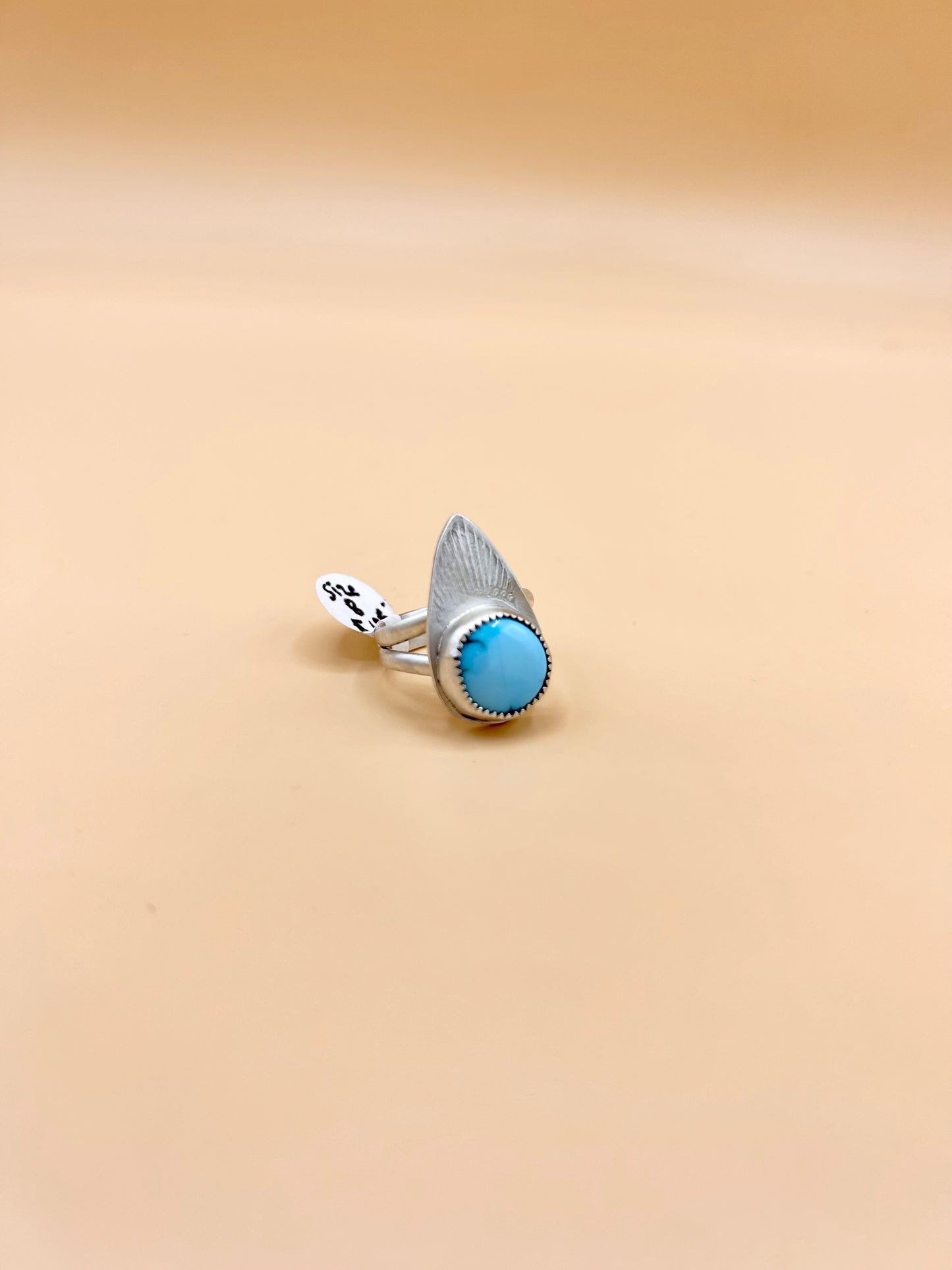 Turquoise and Sterling Silver Ring (size 8)